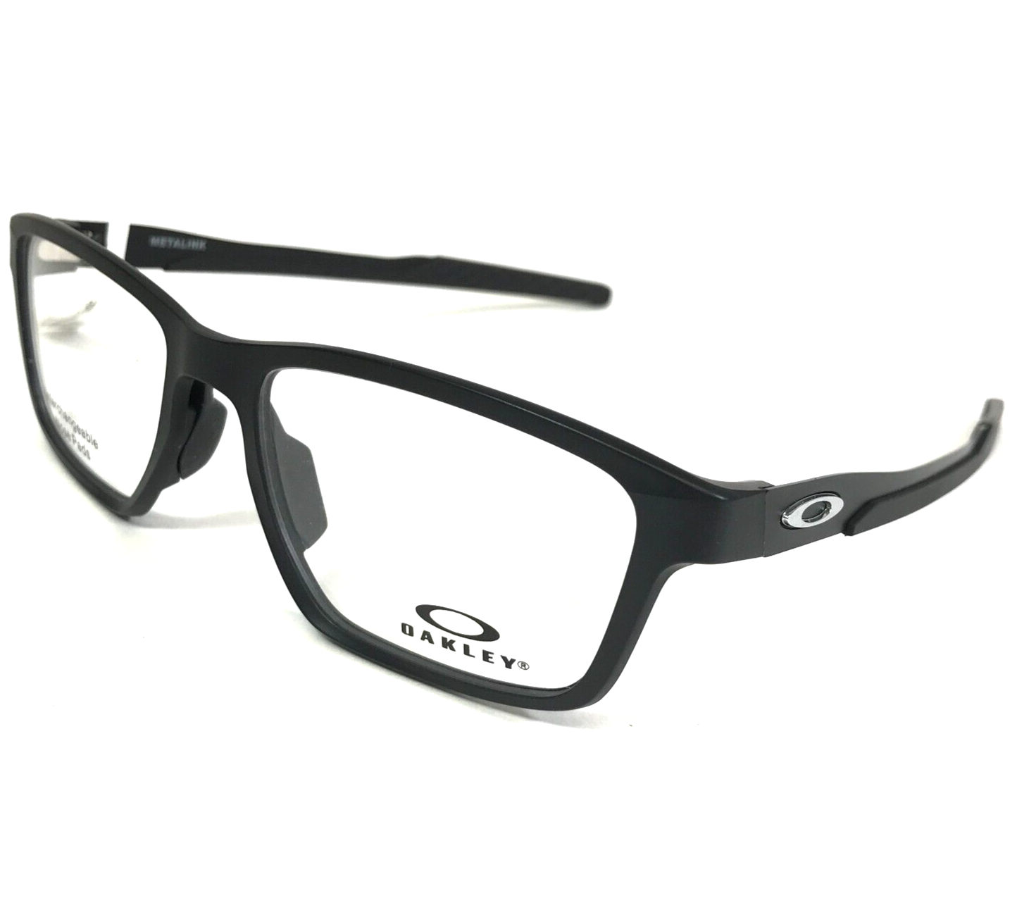 Primary image for Oakley Eyeglasses Frames METALINK OX8153-0155 Satin Black Square Matte 55-17-136
