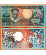 SURINAME 1988 UNC 250 Gulden Banknote Paper Money Bill P-134 - £1.37 GBP