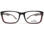 Altair Kilter Brille Rahmen K4008 001 BLACK Rot Quadratisch Voll Felge 4... - $46.38