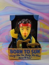 Celebriducks Born to Sun Rubber Duck Collectible New in Box Music - $335.33 MXN