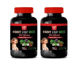 Sexual Performance Booster Horny Goat Weed For Women Complete Digestion 2 Bottle - £20.84 GBP