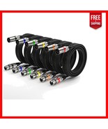 Professional 6ft XLR Male to Female Cables - 6-Pack for Recording &amp; Live... - $807.46 MXN