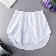 2022 New Fashion Women Fake False Shirt Tail Blouse Hem Cotton Detachable Unders - £43.95 GBP