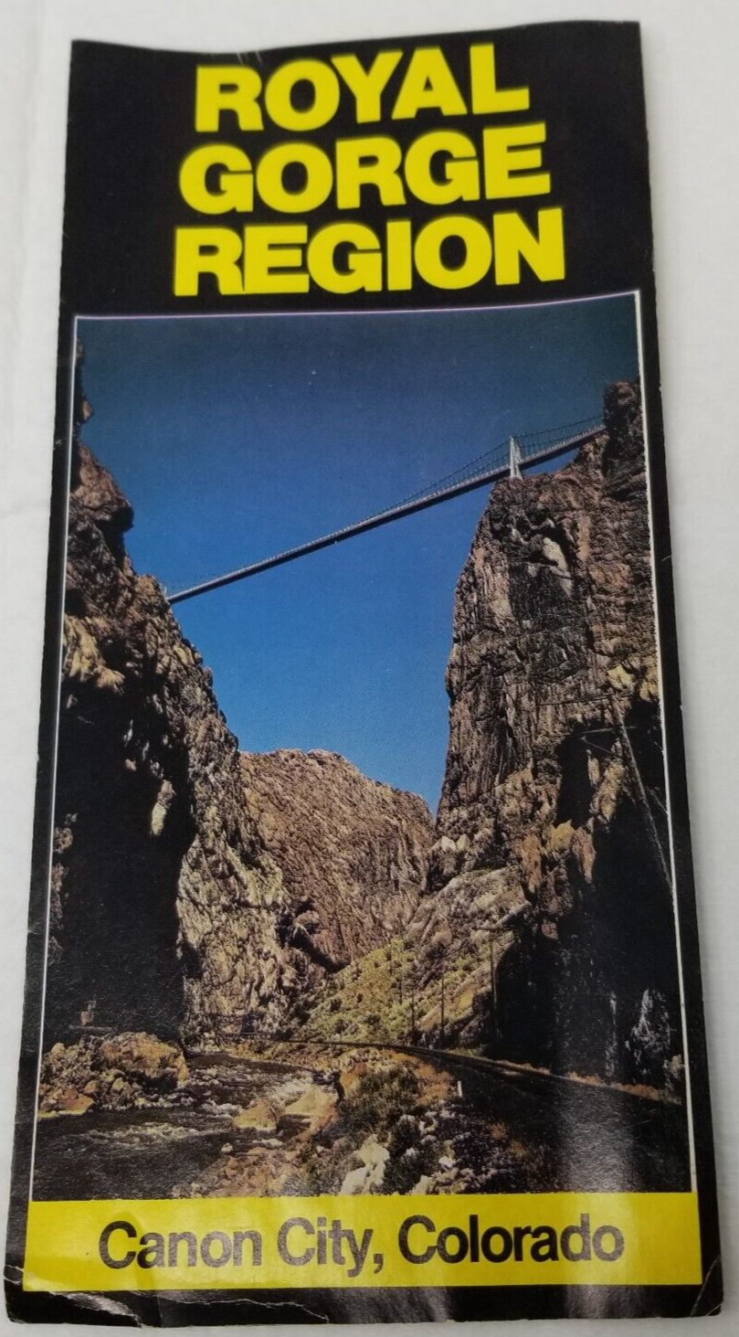 Primary image for Royal Gorge Region Brochure 1980 Canon City Colorado Buckskin Joe