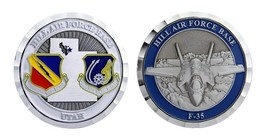Hill Air Force Base Utah F-35 Military 1.75&quot; Challenge Coin - £29.13 GBP