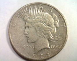 1922-S PEACE SILVER DOLLAR VERY FINE VF NICE ORIGINAL COIN FROM BOBS COINS - $39.00
