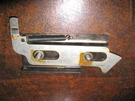 Vintage White Rotary Portible Bed Latch For Carrying Cases &amp; Tables  - $12.50