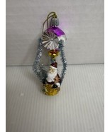 Katherines Collection Flying Hot Air Ballon Glass Christmas Ornament Ret... - €18,66 EUR