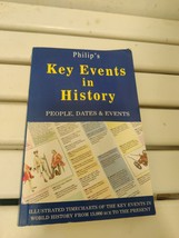 Philip&#39;s Key Events in History: People&#39;s, Dates and Events Paperback Sup... - $2.69