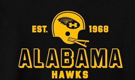 Alabama Hawks Cont. Football League COFL 1968-1969 Mens Polo XS-6XL, LT-... - $20.89+