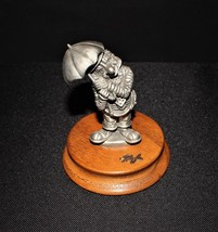 Ron Lee Clown with Umbrella Limited Edition 57/2500 Fine Pewter Figurine on Base - £19.81 GBP