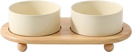 Ceramic Elevated Dog Bowls, Food And Water Bowls For Dogs, Puppy, Raised Dog Dis - £32.32 GBP