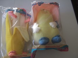 New In Factory Packaging Avon Lot Of 2 Somersaults Pals Tabina And Miss Pear - $17.96