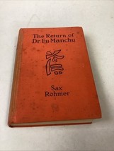 Sax Rohmer - The Return of Dr. Fu-Manchu - 1916 - Rare - $14.85