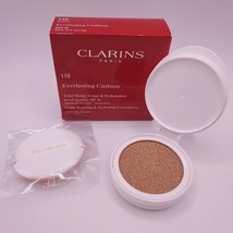 Clarins Everlasting Cushion Foundation REFILL w/Sponge HONEY 110 Sealed - $10.88