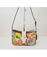 Coach CR161 Garden Floral Embossed Leather Eliza Shoulder Bag Handbag Iv... - £143.44 GBP