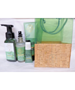 Bath &amp; Body Works Eucalyptus Spearmint Soap Mist cream Gift Set Green Ba... - $26.99