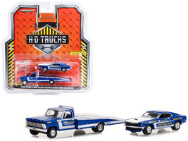 1969 Ford F-350 Ramp Truck Blue &quot;The Going Thing&quot; and 1969 Ford Mustang Blue ... - £23.90 GBP
