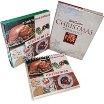 Pair of Vintage Holiday Cookbooks Betty Crocker Cookbook and Cook&#39;s Essentials - £17.97 GBP