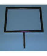 Card Sign Holder Swedge Stem Stand Display 7&quot;H X 11&quot;W Chrome Lot of 25 NEW - $153.17 CAD