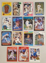 Los Angeles Dodgers Lot of 15 Baseball Cards 50&#39;s,70&#39;s,80&#39;s,90&#39;s Hershisher - £11.12 GBP