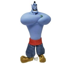 12&quot; Disney Store Aladdin Genie Vinyl Body Stuffed Animal Plush Toy Blue - £18.55 GBP