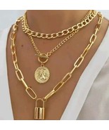 Multi-Layer Necklace Trendy Pendants Choker Women Fashion Jewelry Free S... - $11.29