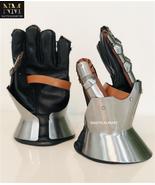  Medieval Gauntlets 18 Gauge Steel Armor for LARP and Reenactment Enthus... - $1,824.42 MXN