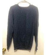 NEW Burton&#39;s Of London Men&#39;s Cotton Pullover Light Sweater Crew Neck Blu... - $351.65 MXN