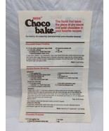 Vintage Nestle Choco Bake Recipes - $20.35 CAD