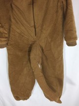 Kangaroo Costume Toddlers Brown Long Sleeve Zip Up Cozy, warm B7941 - $15.59