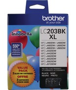 Genuine Brother High Yield Black Ink Cartridges, Lc2032Pks, Replacement,... - £39.97 GBP