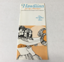 United airlines vintage word and phrases guide Hawaiian for the Malihini - $19.75