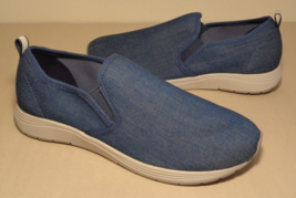 Easy Spirit Size 8.5 Wide LIV 2 Blue Slip On Loafers New Women&#39;s Shoes - $107.91