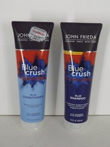 Set of John Frieda Blue Crush For Brunettes Shampoo &amp; Conditioner 8.3 Oz New (q) - £17.12 GBP