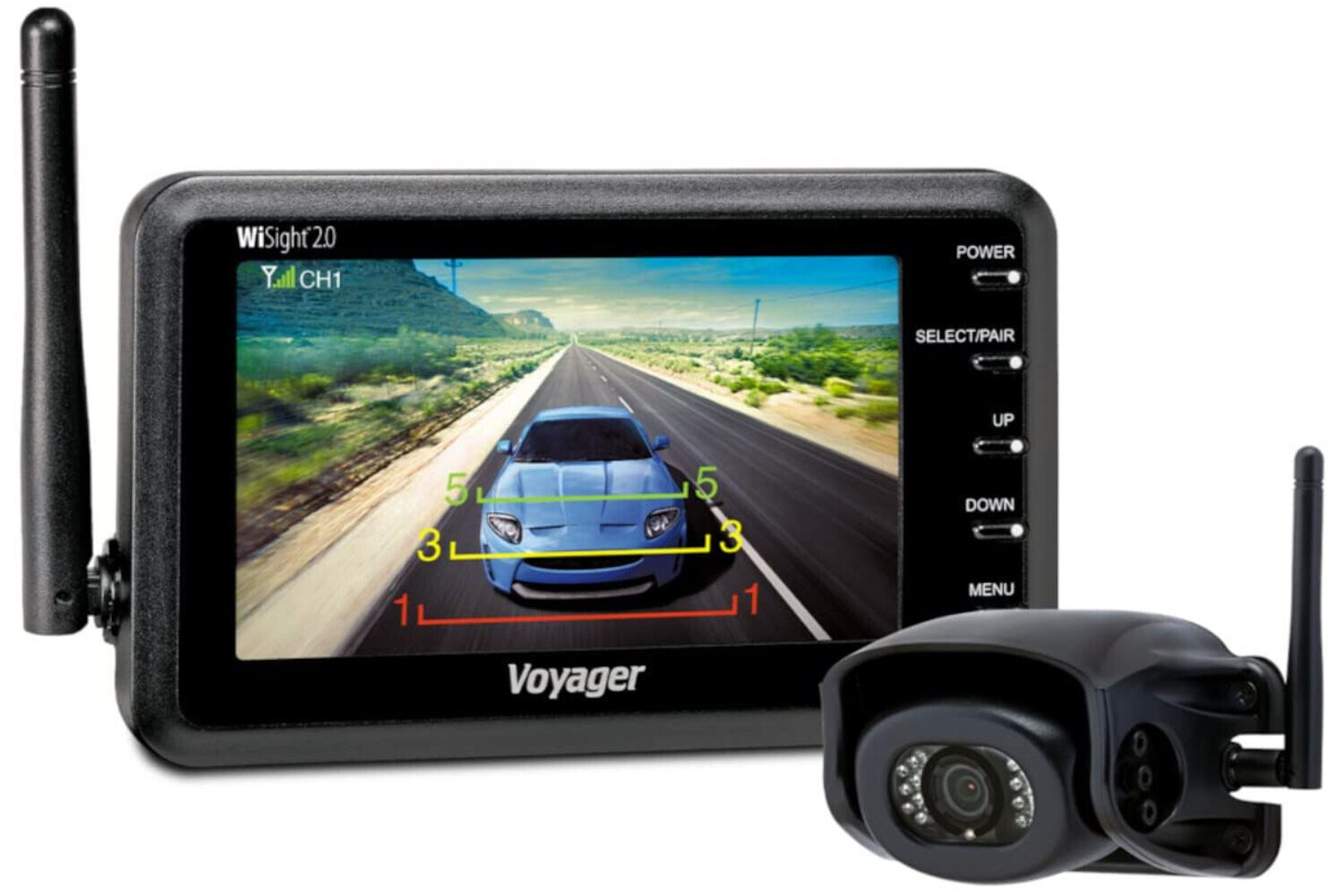 Voyager WVSXP43 Wireless Camera System, 4.3-Inch LCD Monitor, One Rear C... - $355.00
