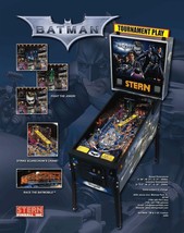 Batman Dark Knight Pinball FLYER Original Unused Superhero Movie Artwork 2008 - £20.33 GBP