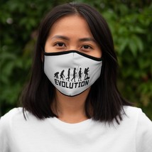 Evolution of Man Silhouette Unisex Face Mask - $17.51