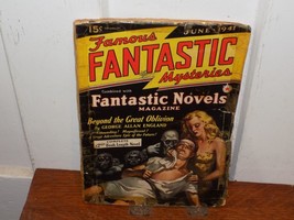 Vintage June 1941 Famous Fantastic Mysteries Pulp Magazine - $221.44 MXN