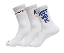 Nike Everyday Plus Cushion Crew Socks 3P Sportswear Socks Casual NWT DH3... - £32.84 GBP