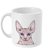 Beautiful Sphynx Cat Coffee Mug - £12.57 GBP