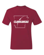 Arkansas Razorbacks Hudson Clark Clarkansas Jersey T-Shirt - £14.22 GBP+