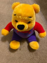 Vintage 1997 Mattel Disney Hug N Wiggle Giggle 12" Winnie The Pooh Talking plush - $12.19