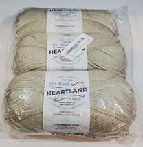 (3 Pack) Lion Brand Yarn Heartland Yarn, Dry Tortugas 5 oz. 251 yds. - £15.48 GBP