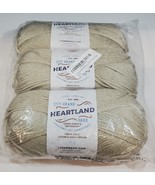 (3 Pack) Lion Brand Yarn Heartland Yarn, Dry Tortugas 5 oz. 251 yds. - £15.54 GBP