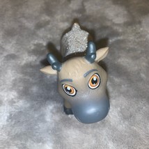 Disney Frozen Baby Sven Reindeer Chunky PVC Figure Toy Glitter Back 4 X 5 inches - £9.65 GBP