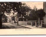Home of Nethaneil Hawthorne Salem Massachusetts MA UNP UDB Postcard Z10 - $3.91