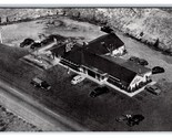 Aerial View Y-Inn Restaurant Bliss Idaho ID UNP B&amp;W Chrome Postcard R6 - $8.86