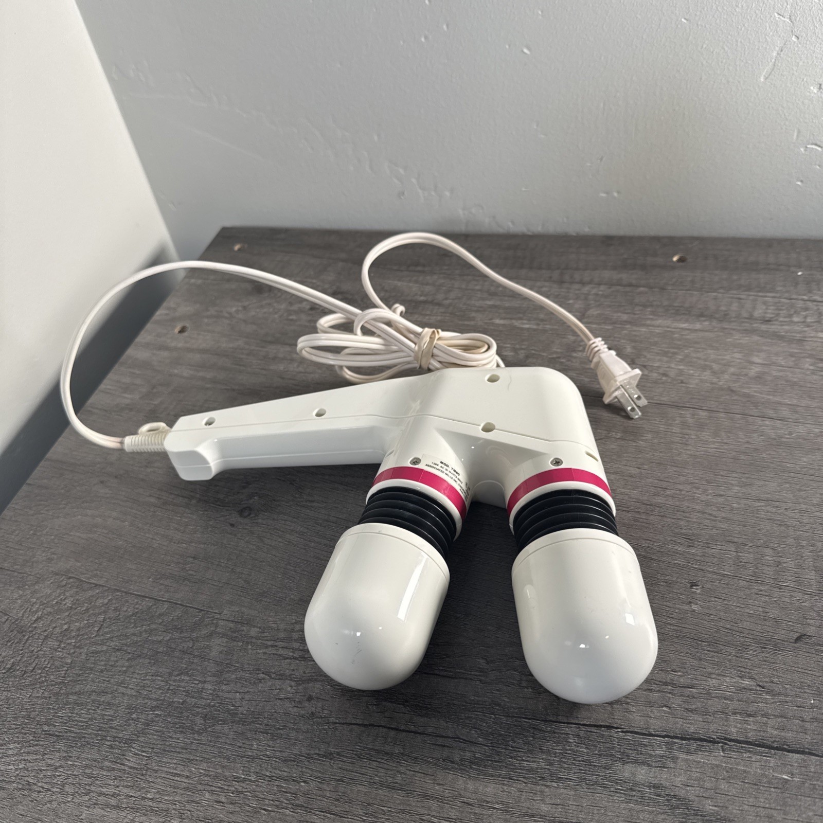 Vtg Lower Back Massager Pollenex Rub Down Twin Action Power Vibration Item image 4