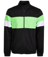 ID Ideology Men&#39;s Colorblocked Track Jacket Iguana Green/Black-Size Small - $17.09